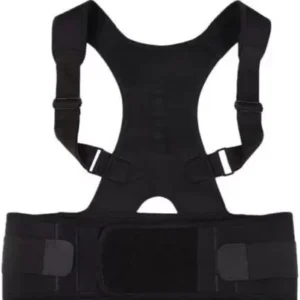 Kamal Real Doctors Posture Support Belt Back Brace Support Belt ( Posture Corrector  (Black)